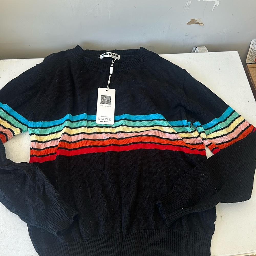 Brand new rainbow sweater